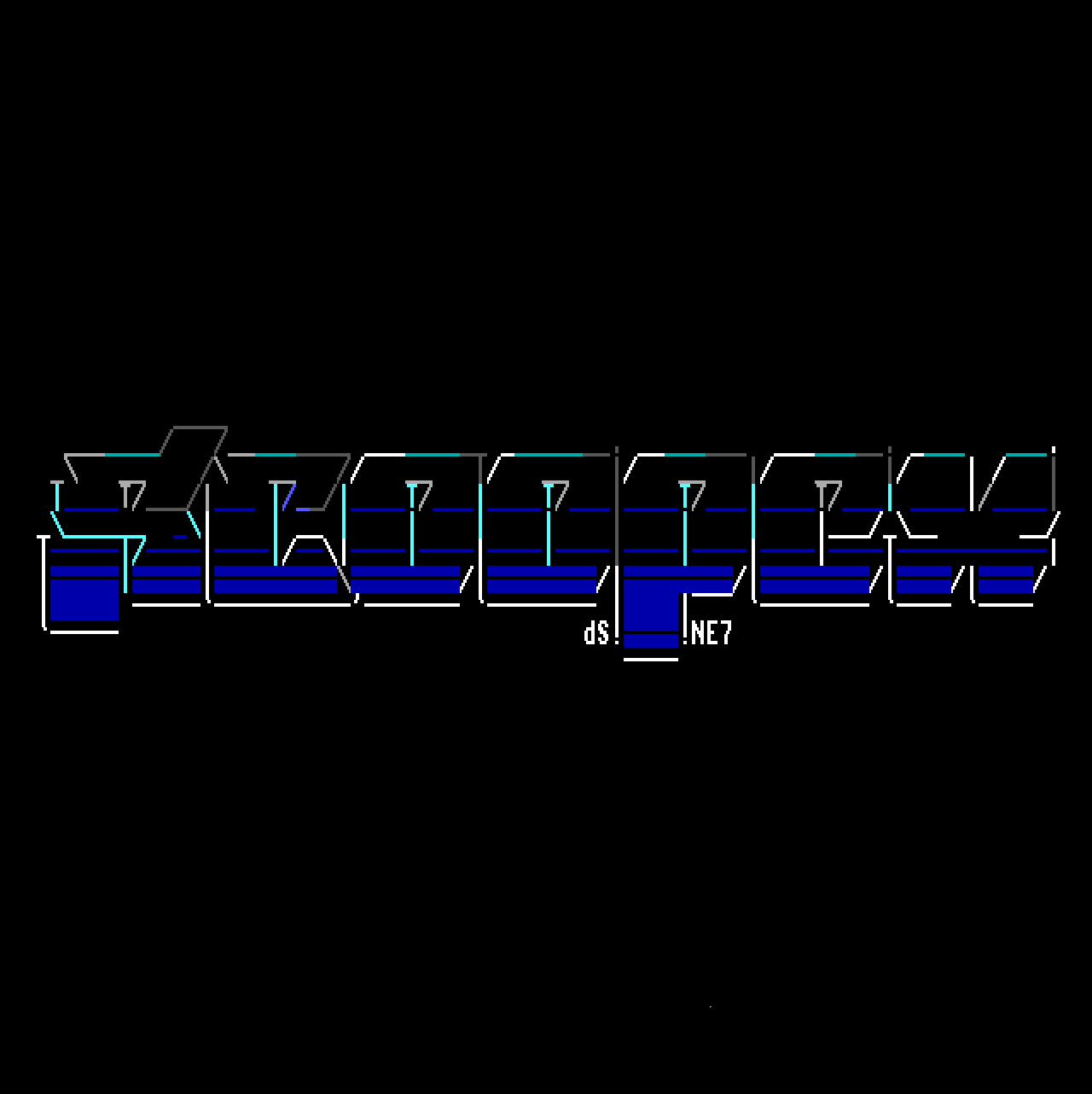 scoopex amiga ansi textart logo by ne7/scoopex