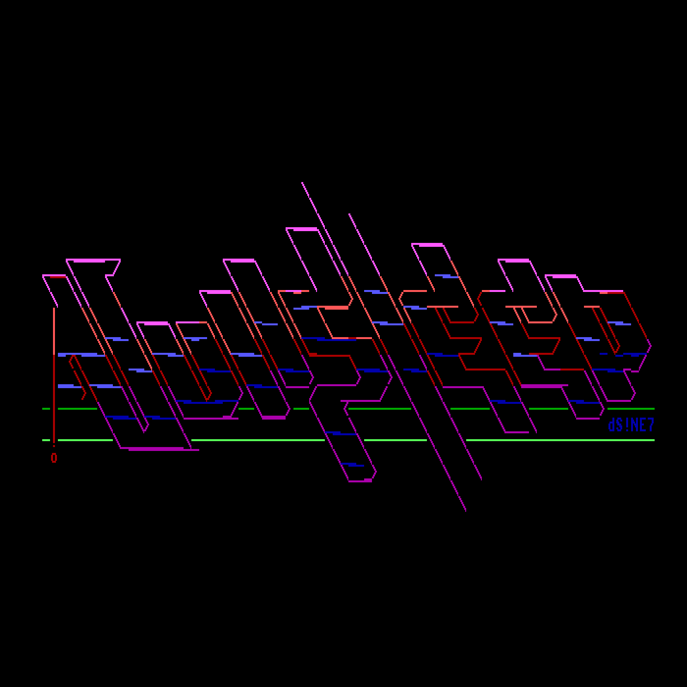 nullsleep amiga ansi logo by ne7